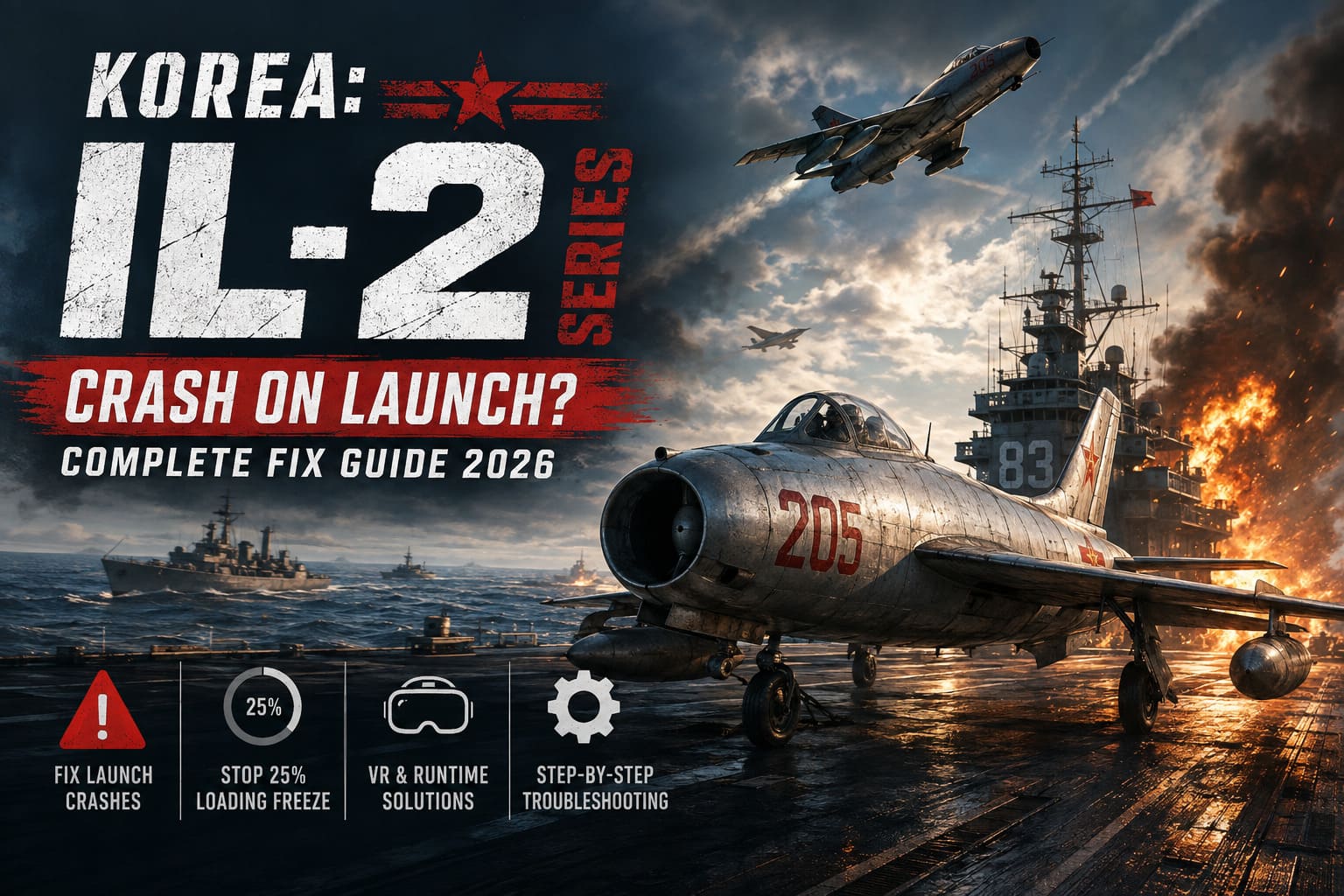 How to Fix Korea: IL-2 Series Crash on Launch – Complete Startup & CTD ...