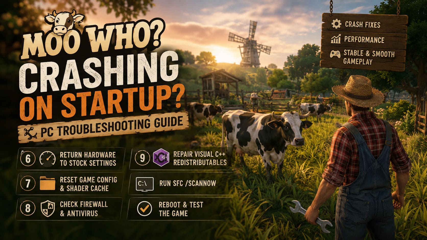 How to Fix Moo Who? Crashing on Startup: PC Troubleshooting Guide How to Fix Moo Who? Crashing on Startup: PC Troubleshooting Guide
