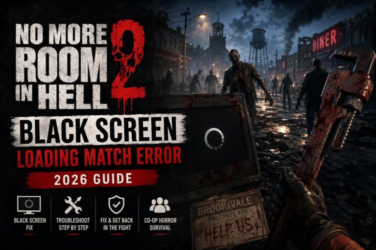 How to Fix No More Room in Hell 2 Black Screen Loading Match Error (2026 Guide) How to Fix No More Room in Hell 2 Black Screen Loading Match Error (2026 Guide)