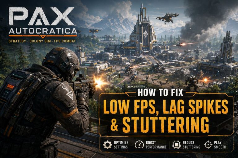 How to Fix Pax Autocratica Low FPS, Lag Spikes & Stuttering (2026 Guide)
