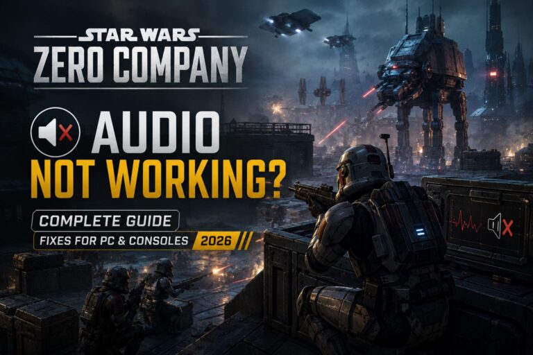 How to Fix Star Wars Zero Company Audio Not Working: Complete Guide for PC and Consoles (2026) How to Fix Star Wars Zero Company Audio Not Working: Complete Guide for PC and Consoles (2026)