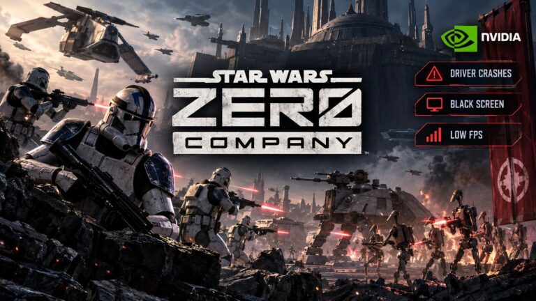 How to Fix Star Wars Zero Company Nvidia Driver Crashes, Black Screen, and Low FPS on PC How to Fix Star Wars Zero Company Nvidia Driver Crashes, Black Screen, and Low FPS on PC