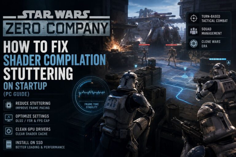 How to Fix Star Wars Zero Company Shader Compilation Stuttering on Startup (PC Guide)
