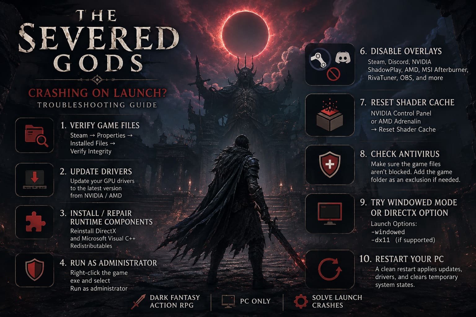 How to Fix The Severed Gods Crashing on Launch: Complete PC Troubleshooting Guide How to Fix The Severed Gods Crashing on Launch: Complete PC Troubleshooting Guide