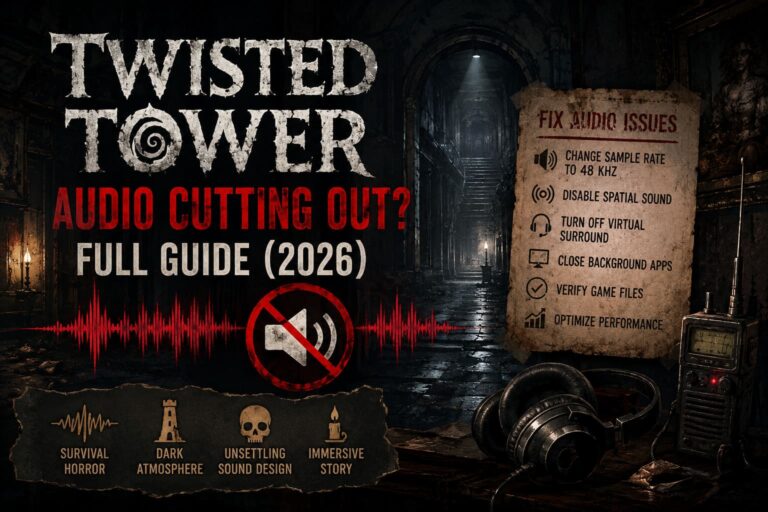 How to Fix Twisted Tower Audio Cutting Out Bug: Full Guide (2026) How to Fix Twisted Tower Audio Cutting Out Bug: Full Guide (2026)