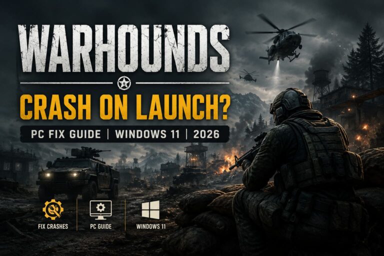 How to Fix Warhounds Crash on Launch on PC (Windows 11 Guide 2026) How to Fix Warhounds Crash on Launch on PC (Windows 11 Guide 2026)