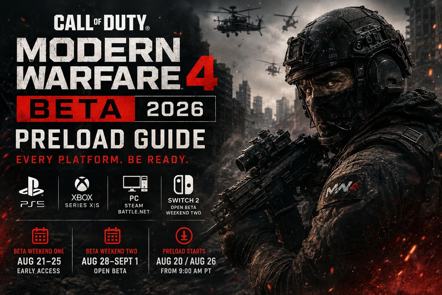 How to Preload Call of Duty: Modern Warfare 4 Beta (2026) – Complete Guide for All Platforms How to Preload Call of Duty: Modern Warfare 4 Beta (2026) – Complete Guide for All Platforms