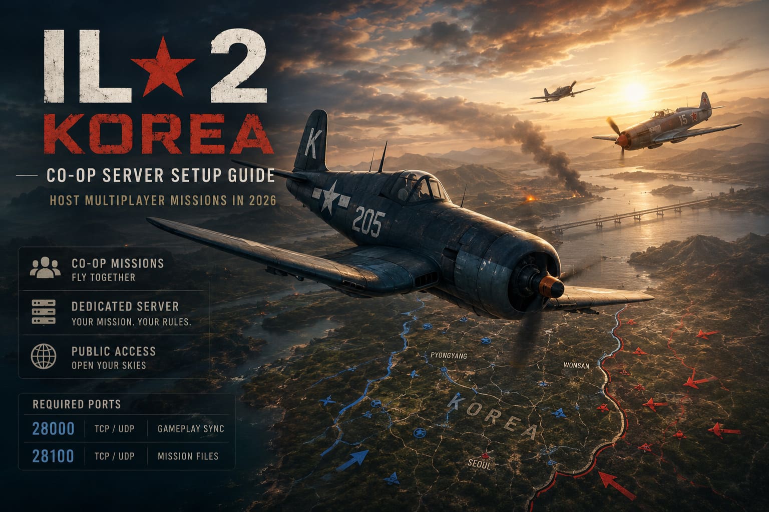 IL-2 Series Korea Co-Op Server Setup Guide: Host Multiplayer Missions in 2026 IL-2 Series Korea Co-Op Server Setup Guide: Host Multiplayer Missions in 2026