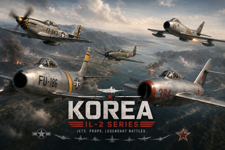 IL-2 Series Korea Full Flyable Aircraft List: Every Jet and Prop Detailed IL-2 Series Korea Full Flyable Aircraft List: Every Jet and Prop Detailed
