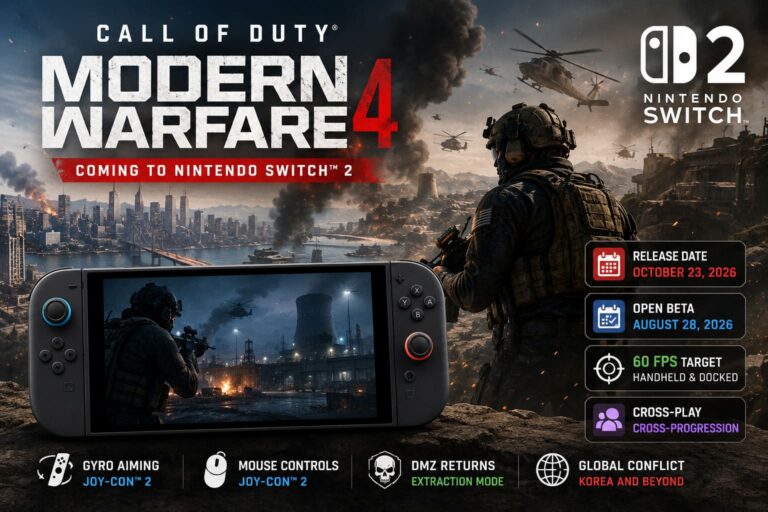 Is Call of Duty Modern Warfare 4 Coming to Nintendo Switch 2? Release Date, Performance, and Beta Details