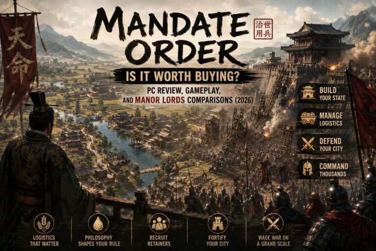 Is Mandate Order Worth Buying? PC Review, Gameplay, and Manor Lords Comparisons (2026)