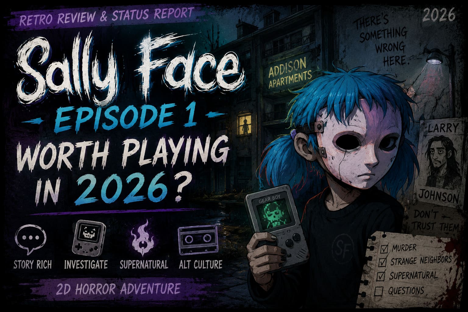 Is Sally Face Episode 1 Worth Playing in 2026? Retro Review and Status Report Is Sally Face Episode 1 Worth Playing in 2026? Retro Review and Status Report