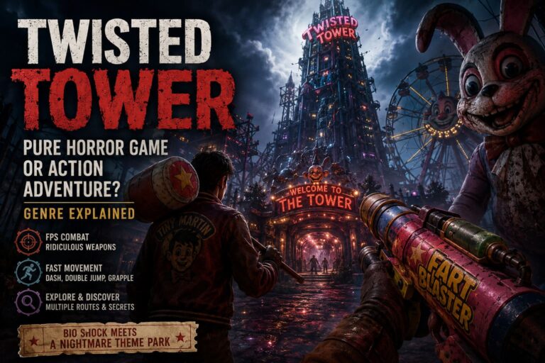 Is Twisted Tower a Pure Horror Game or Action Adventure? Genre Explained Is Twisted Tower a Pure Horror Game or Action Adventure? Genre Explained