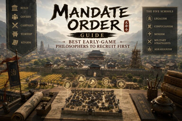 Mandate Order Guide: Best Early-Game Philosophers to Recruit First