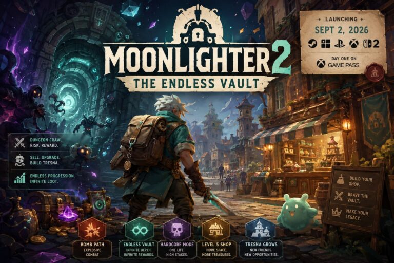 Moonlighter 2 The Endless Vault Release Date, 2026 Roadmap, and Game Updates Explained