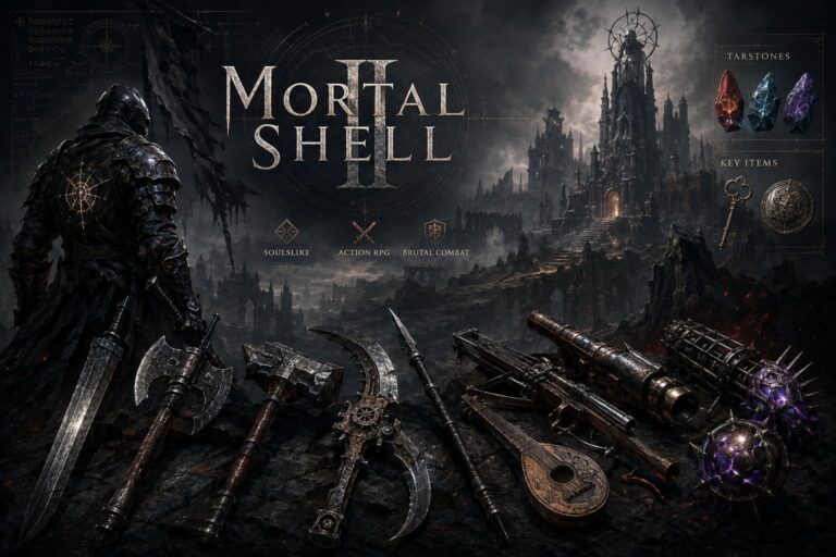 Mortal Shell 2 Item Database: All Weapons, Sidearms, Tarstones, and Key Items Mortal Shell 2 Item Database: All Weapons, Sidearms, Tarstones, and Key Items