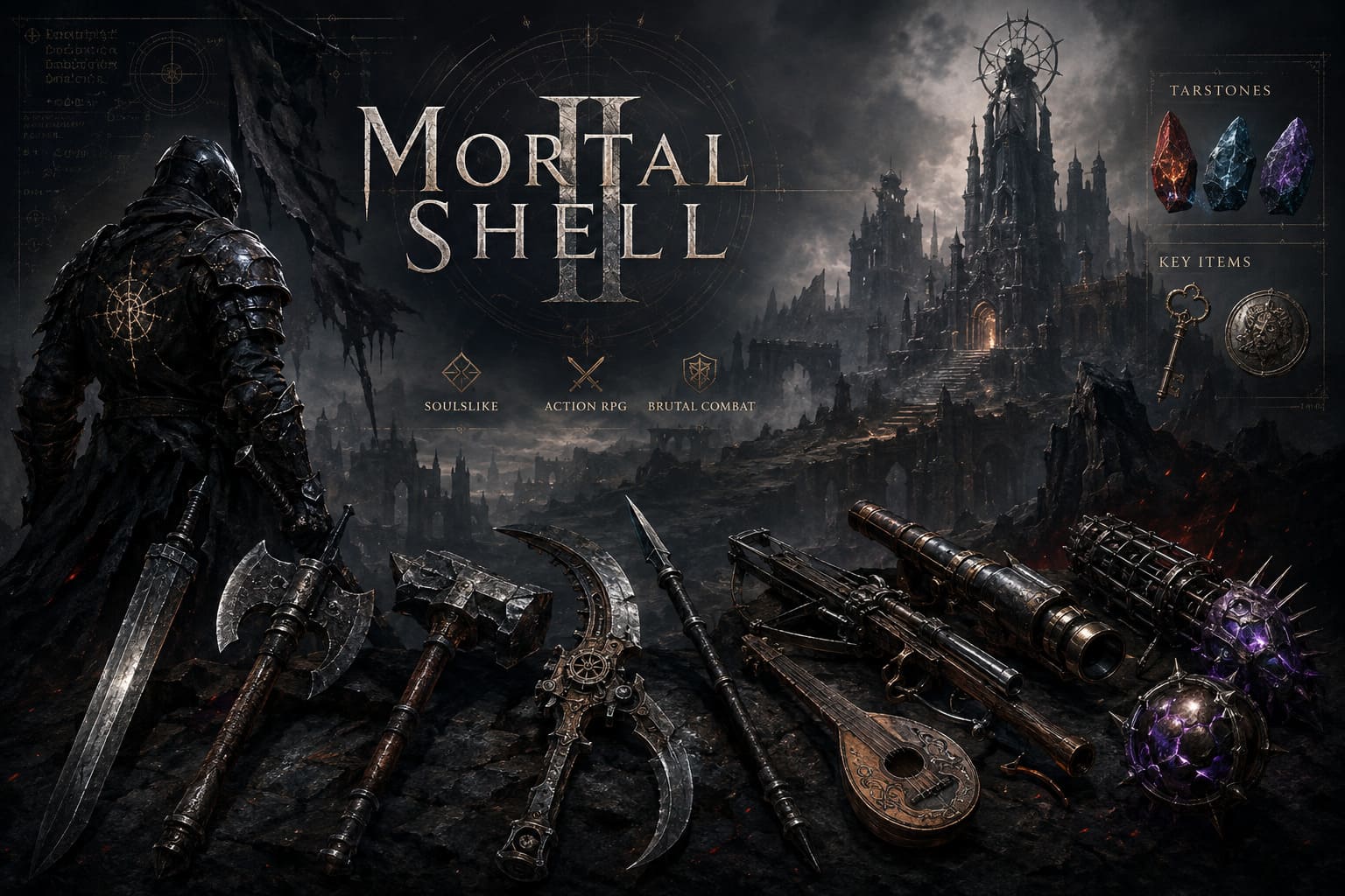Mortal Shell 2 Item Database: All Weapons, Sidearms, Tarstones, and Key Items Mortal Shell 2 Item Database: All Weapons, Sidearms, Tarstones, and Key Items