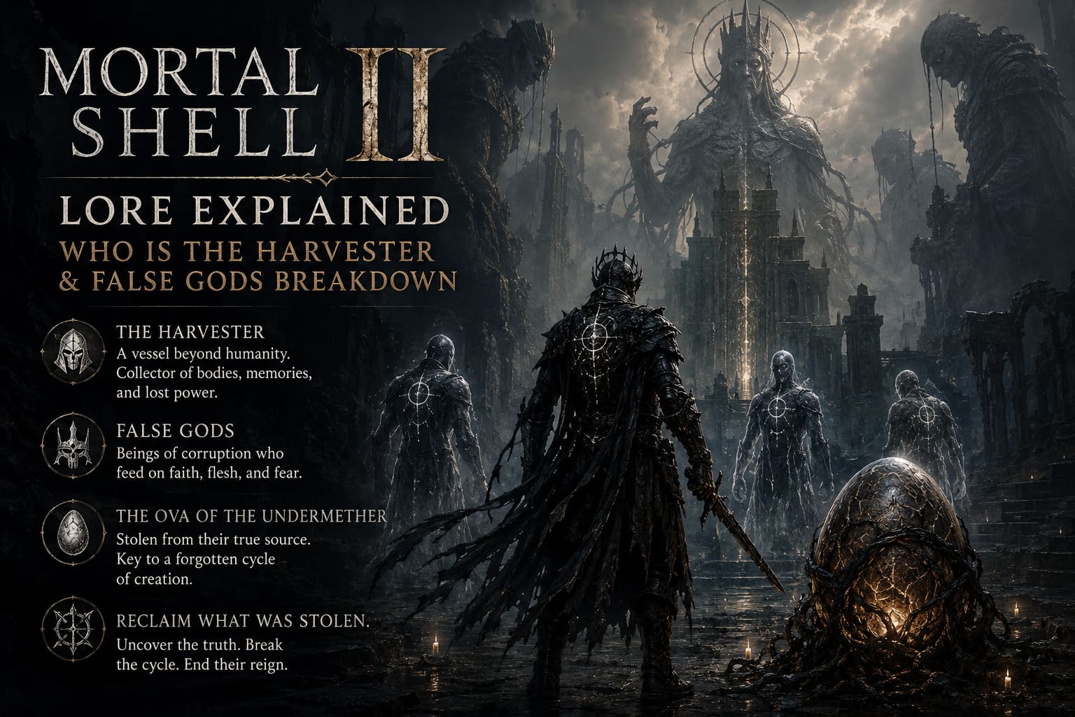 Mortal Shell 2 Lore Explained: Who is the Harvester and False Gods Breakdown