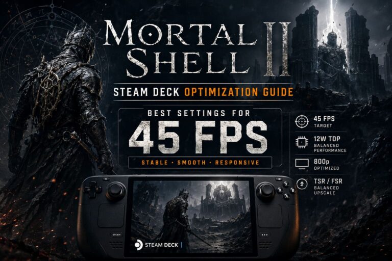 Mortal Shell 2 Steam Deck Optimization Guide: Best Settings for Stable 45 FPS Mortal Shell 2 Steam Deck Optimization Guide: Best Settings for Stable 45 FPS