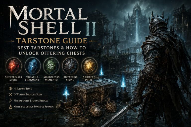 Mortal Shell 2 Tarstone Guide: Best Tarstones & How to Unlock Offering Chests Mortal Shell 2 Tarstone Guide: Best Tarstones & How to Unlock Offering Chests