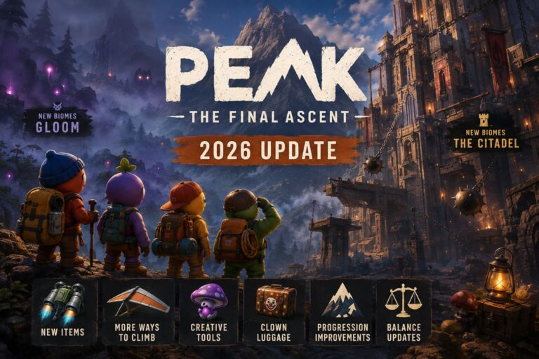 PEAK The Final Ascent Update Patch Notes: New Biomes, Complete Items List, and Balance Changes (2026 Update)