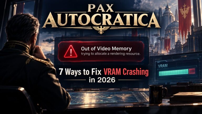 Pax Autocratica Out of Video Memory Error: 7 Ways to Fix VRAM Crashing in 2026
