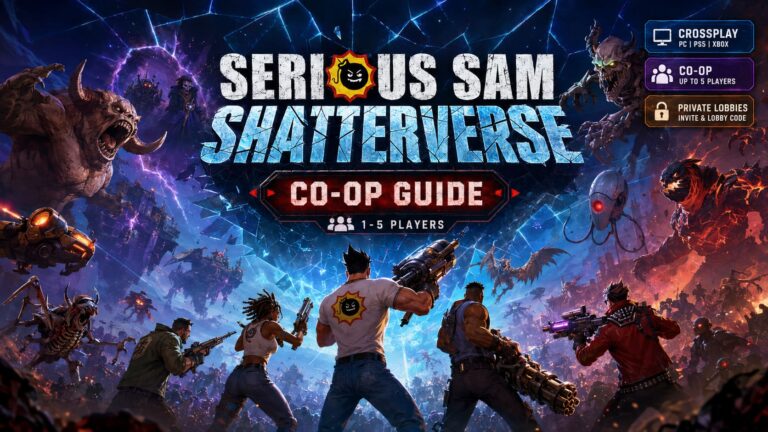 Serious Sam Shatterverse Co-Op Guide: How to Play with Friends (2026) Serious Sam Shatterverse Co-Op Guide: How to Play with Friends (2026)
