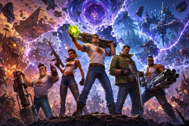 Serious Sam Shatterverse Full Story Explained: The Lore of the Multiverse Serious Sam Shatterverse Full Story Explained: The Lore of the Multiverse