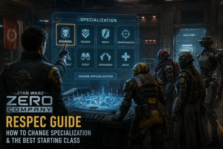Star Wars Zero Company Respec Guide: How to Change Specialization & The Best Starting Class (2026) Star Wars Zero Company Respec Guide: How to Change Specialization & The Best Starting Class (2026)
