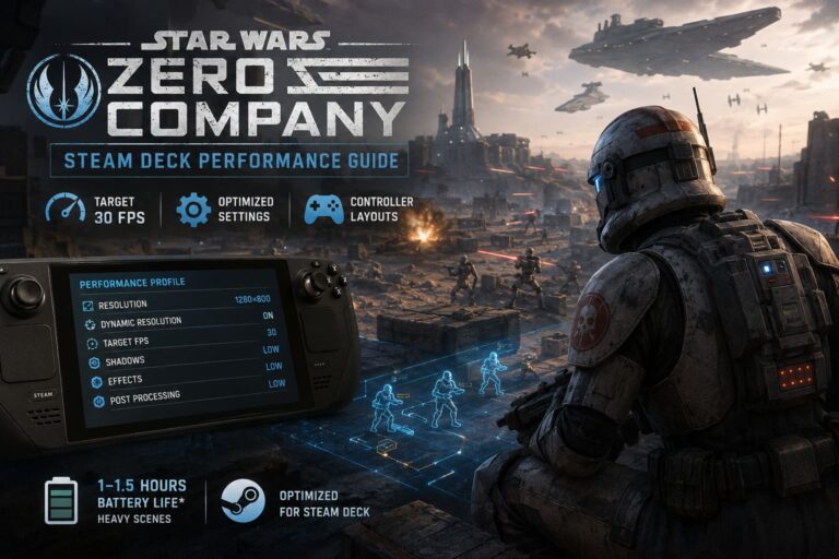 Star Wars Zero Company Steam Deck Performance Guide: Best Settings and Controller Layouts Star Wars Zero Company Steam Deck Performance Guide: Best Settings and Controller Layouts