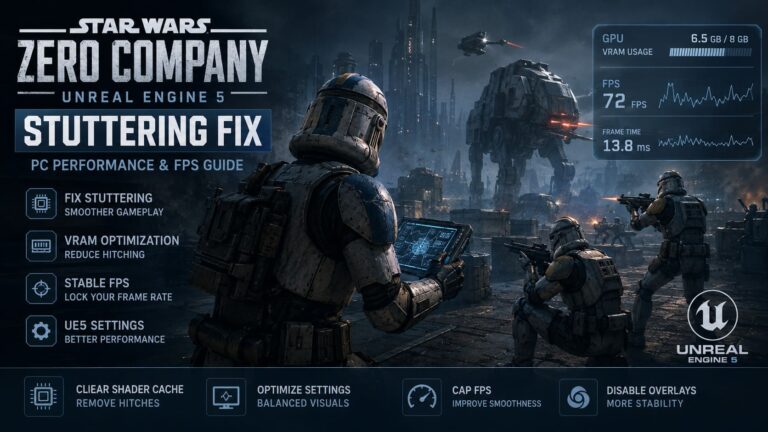 Star Wars Zero Company Unreal Engine 5 Stuttering Fix: PC Performance & FPS Guide