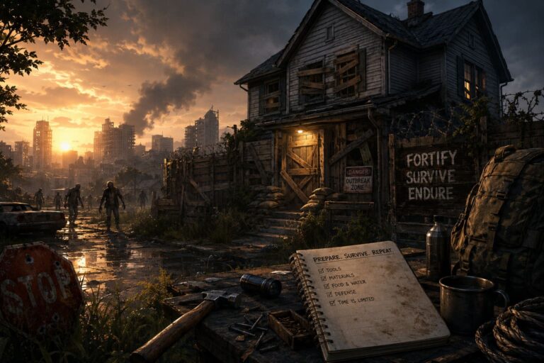 Survival Log Strategy: Surviving the Outbreak and Optimizing Base Defenses Survival Log Strategy: Surviving the Outbreak and Optimizing Base Defenses