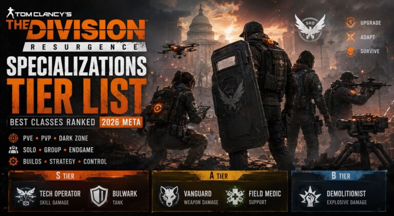 The Division Resurgence Specializations Tier List: Best Classes Ranked (2026 Meta)