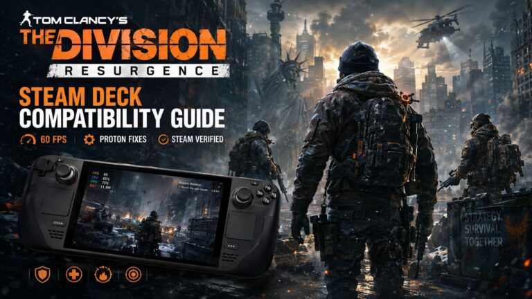 The Division Resurgence Steam Deck Compatibility Guide: Best Settings for 60FPS, Proton Fixes, and Official Steam Verification (2026) The Division Resurgence Steam Deck Compatibility Guide: Best Settings for 60FPS, Proton Fixes, and Official Steam Verification (2026)