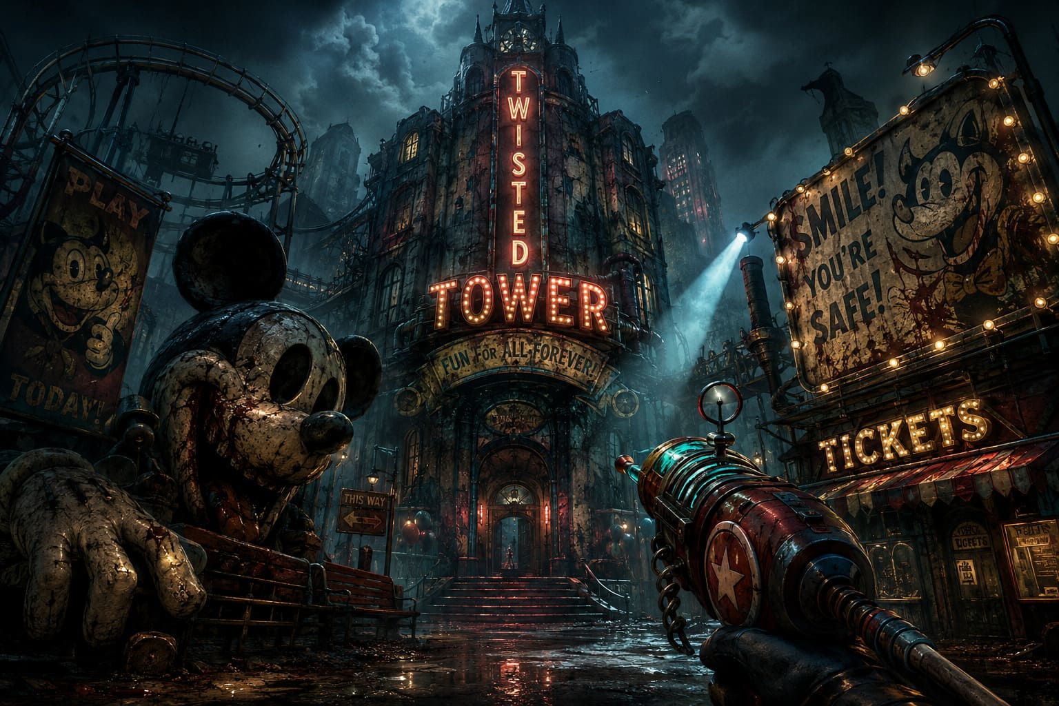 Twisted Tower Playtest Feedback & Changes: Bioshock Meets Disney Horror Evolution