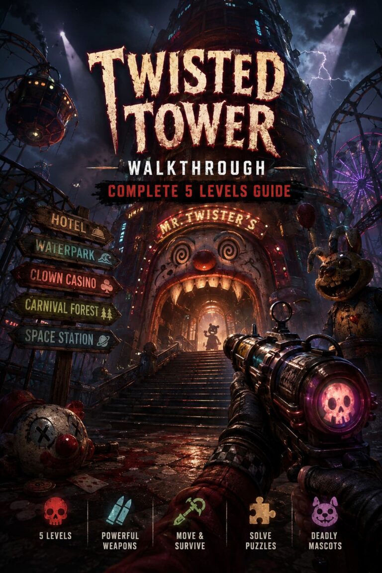 Twisted Tower Walkthrough: Complete 5 Levels Guide to Survive the Horror Twisted Tower Walkthrough: Complete 5 Levels Guide to Survive the Horror