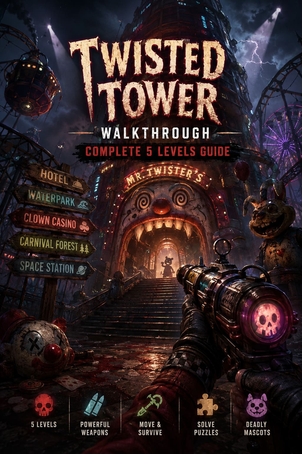 Twisted Tower Walkthrough: Complete 5 Levels Guide to Survive the Horror Twisted Tower Walkthrough: Complete 5 Levels Guide to Survive the Horror