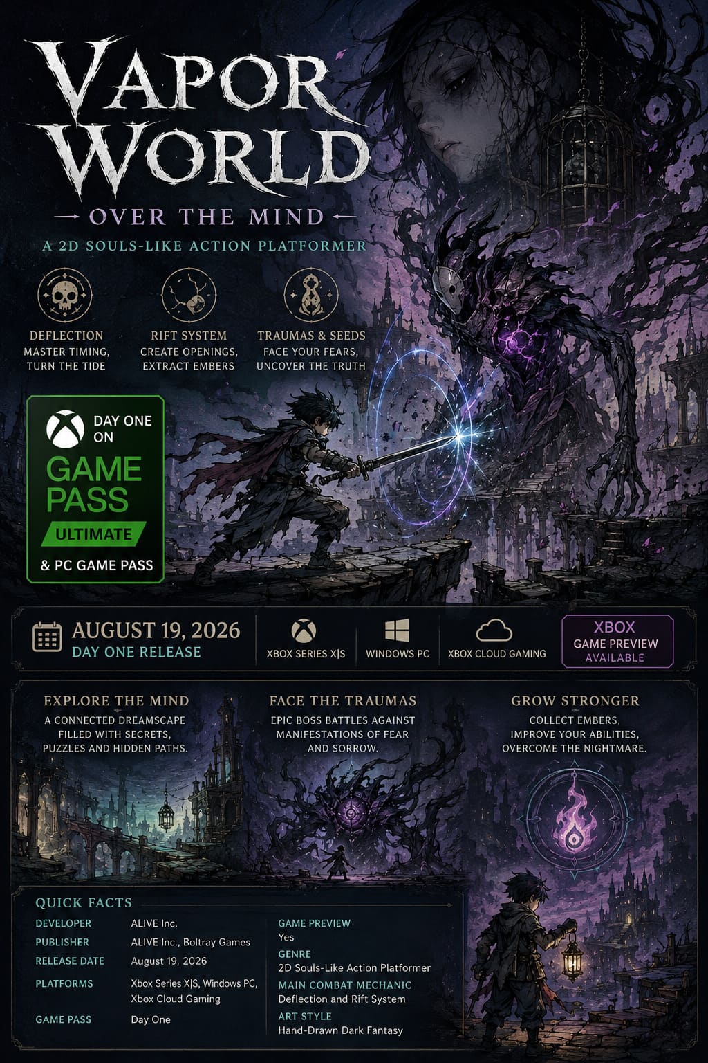 Vapor World Over The Mind Xbox Game Pass Day One Release: Everything You Need To Know