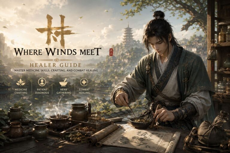 Where Winds Meet Healer Guide: Master Medicine Skills, Crafting, and Combat Healing Where Winds Meet Healer Guide: Master Medicine Skills, Crafting, and Combat Healing