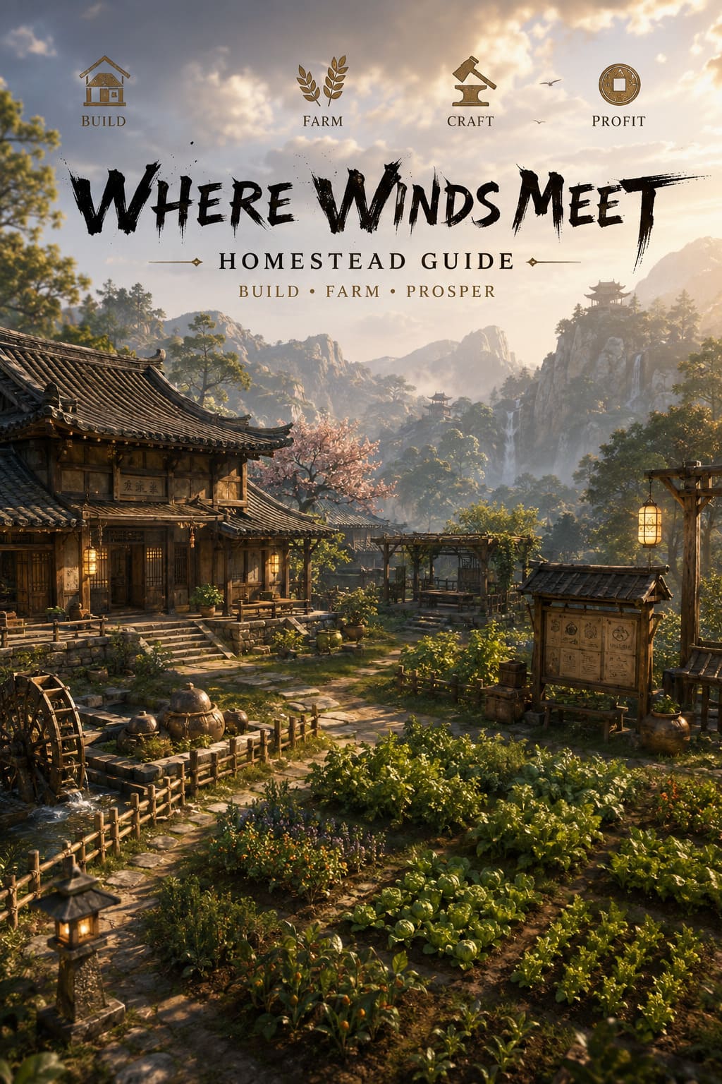Where Winds Meet Homestead Guide: House Building and Farming Tutorial Where Winds Meet Homestead Guide: House Building and Farming Tutorial