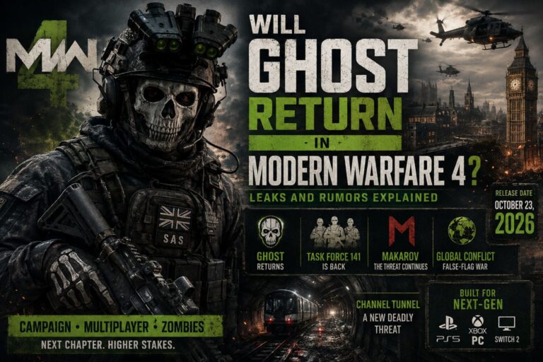 Will Ghost Return in Call of Duty: Modern Warfare 4 (2026)? Leaks and Rumors Explained