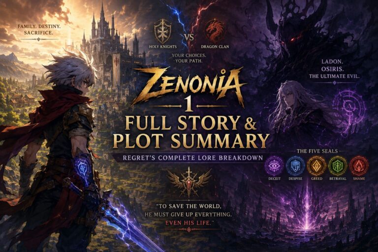 Zenonia 1 Full Story and Plot Summary Explained: Regret’s Complete Lore Breakdown