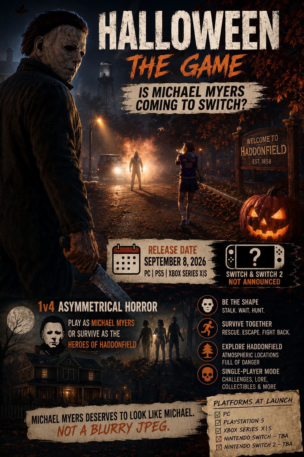 Halloween The Game Nintendo Switch Release Date: Is Michael Myers Coming to Switch?