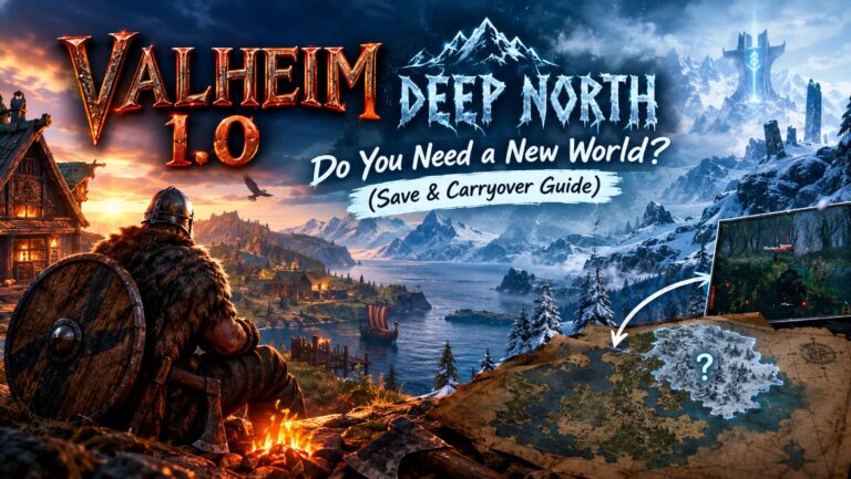Valheim 1.0 Deep North: Do You Need a New World? (Save & Carryover Guide) Valheim 1.0 Deep North: Do You Need a New World? (Save & Carryover Guide)
