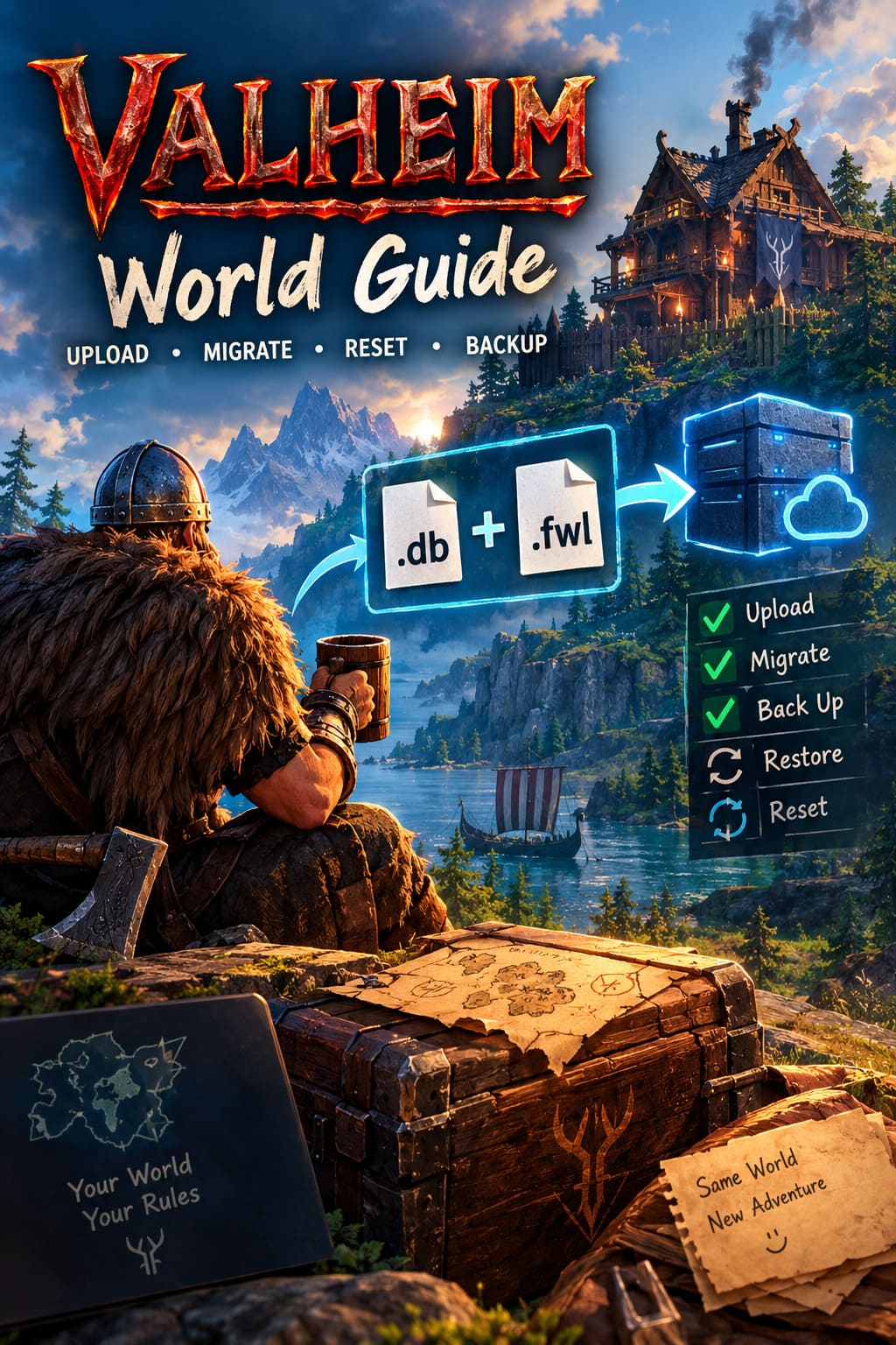 How to Upload, Migrate, or Reset a Valheim World: Dedicated Server Guide How to Upload, Migrate, or Reset a Valheim World: Dedicated Server Guide