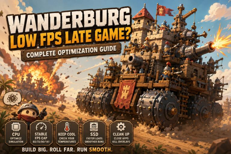 How to Fix Wanderburg Low FPS Late Game: Complete Optimization Guide How to Fix Wanderburg Low FPS Late Game: Complete Optimization Guide