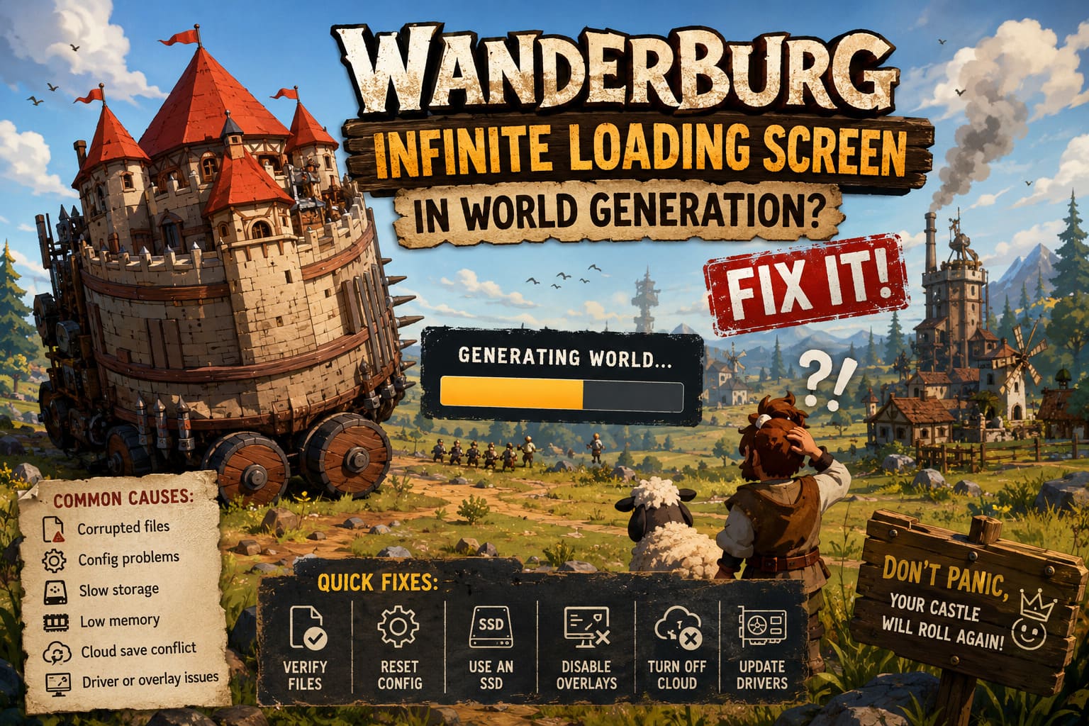How to Fix Wanderburg Infinite Loading Screen in World Generation (2026 Guide)
