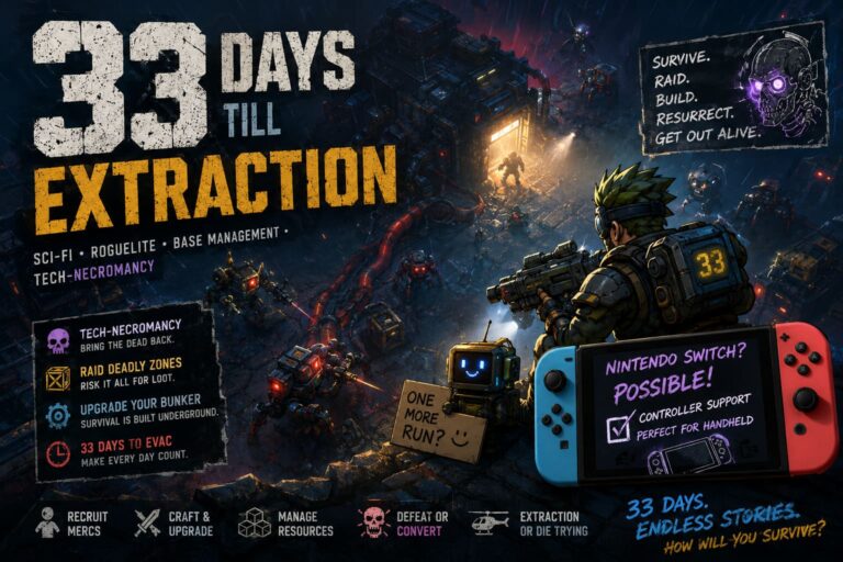 33 Days till Extraction Nintendo Switch Release Date: Is Three Whales Studio Porting the Sci-Fi Roguelite to Handheld? 33 Days till Extraction Nintendo Switch Release Date: Is Three Whales Studio Porting the Sci-Fi Roguelite to Handheld?