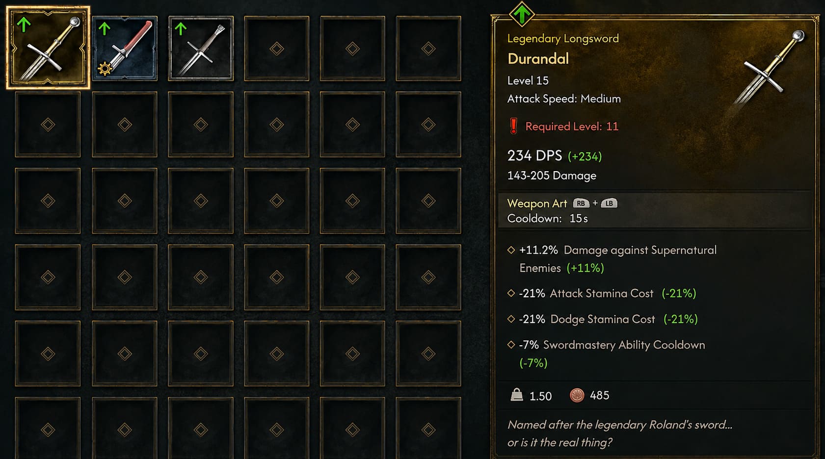 Blood of Dawnwalker Legendary Swords Guide: How to Get Durandal, The Purge & Imbued Sword of St. Mihai Blood of Dawnwalker Legendary Swords Guide: How to Get Durandal, The Purge & Imbued Sword of St. Mihai