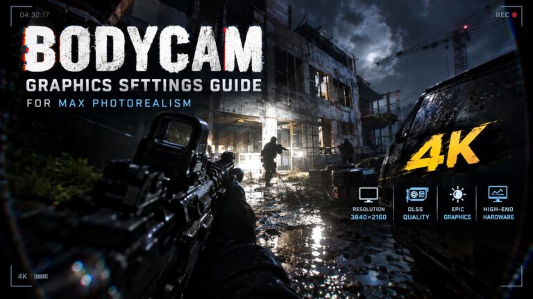 Bodycam 4K Graphics Settings Guide For Max Photorealism (2026)